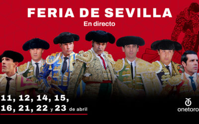 OneToro ofrecerá ocho corridas en directo desde la Real Maestranza de Caballería de Sevilla durante la Feria de Abril 2026