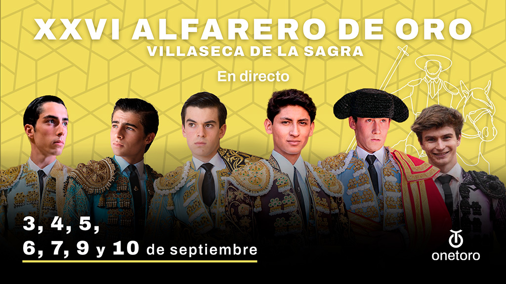 OneToro retransmitirá, por tercer año consecutivo, la Feria de Novilladas del Alfarero de Oro de Villaseca de la Sagra