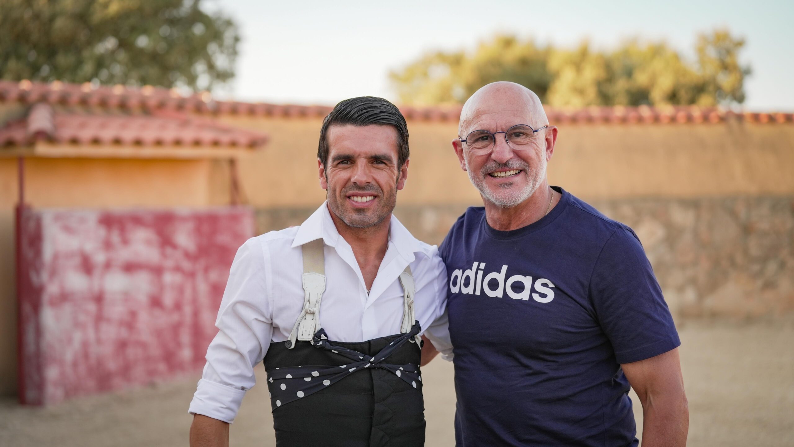 Emilio de Justo con Luis de la Fuente